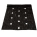 Агроволокно Shadow чорне з перфорацією 3 отвори, 50 г/м², 1.6×100 м