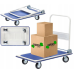 Платформний візок Garden Line (91,5 × 61,5 × 86 см) зі складною ручкою | вантажопідйомність - 300 кг (Польща)